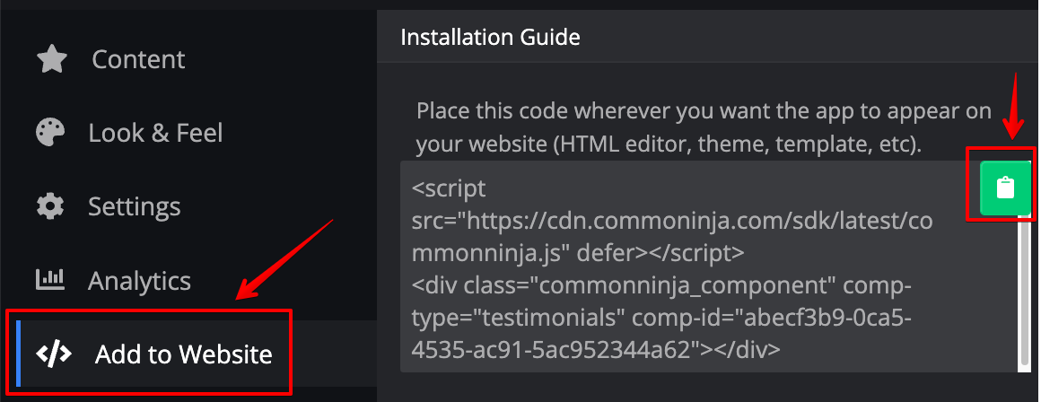 Copy the Bracket Maker extension’s code.